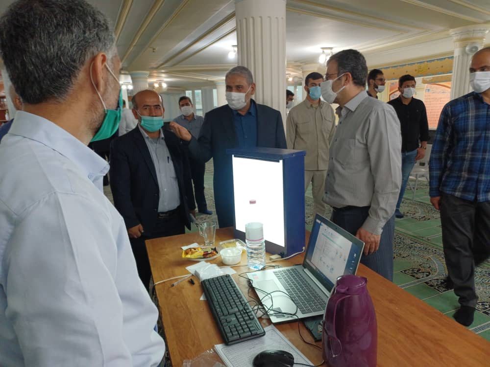 بازدید سردار شاهوار پور از محل برگزاری کمیسیون عالی پزشکی فاقدین مدارک سپاه