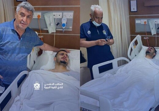 جراحی صورت بازیکن عراقی و از دست رفتن شانس حضور در ACL بازیکن عراقی