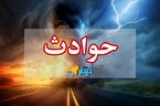 نجات مصدومان حادثه واژگونی پژو 405 در درّه ای در جواهر دشت