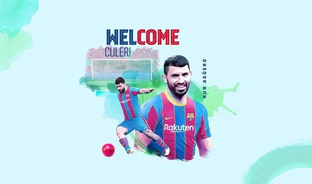 آگوئرو با قراردادی ۲ ساله به بارسلونا پیوست 
