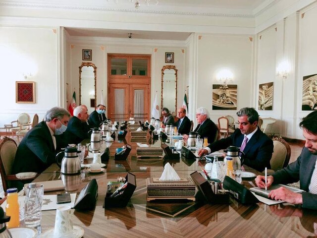 دیدار ظریف با نماینده ویژه دبیرکل سازمان ملل در امور یمن
