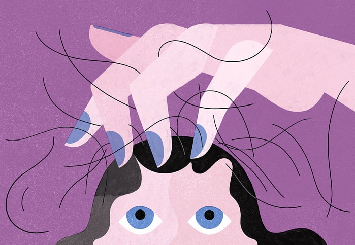 تاثیر بیماری ها در ریزش موی زنان