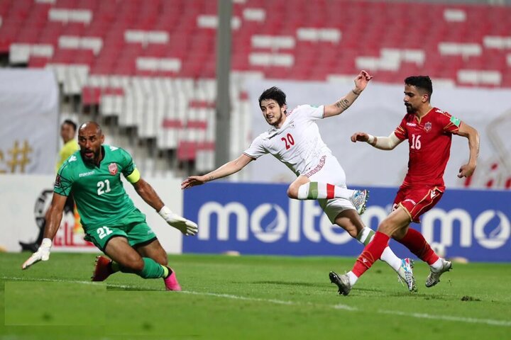 داد و فریاد گزارشگر بحرینی علیه ایران در دیدار با عراق