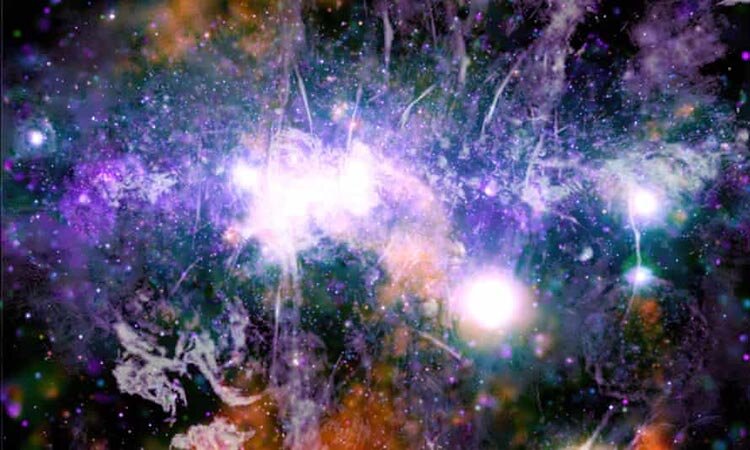 تازه‌ترین تصویر ناسا از هسته مرکزی کهکشان راه شیری 
