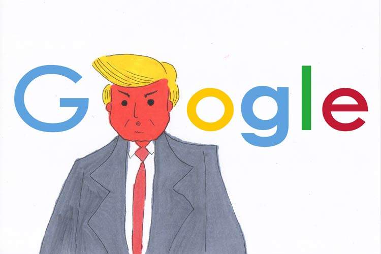 ترامپ و گوگل