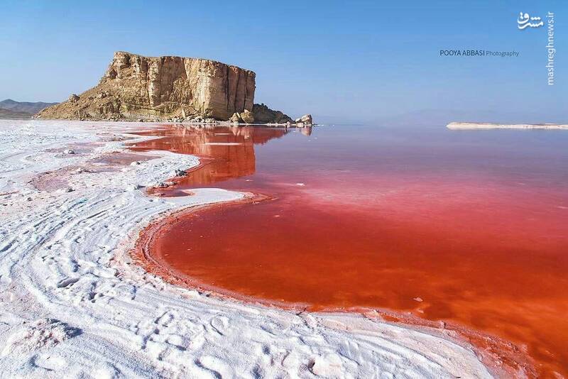 علت تغییر رنگ دریاچه ارومیه