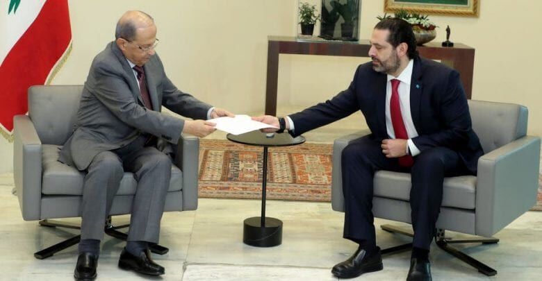 حریری امروز کابینه خود را به رئیس جمهور لبنان ارایه می کند