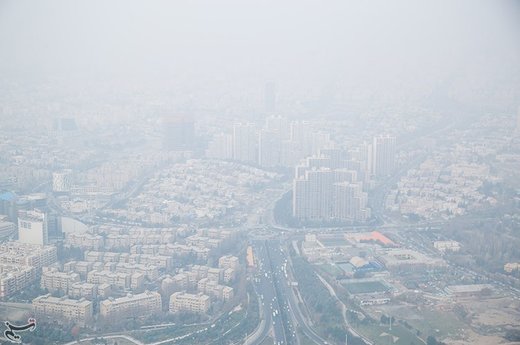 هوای تهران ناسالم است/ افزایش غلظت ازن در پایتخت