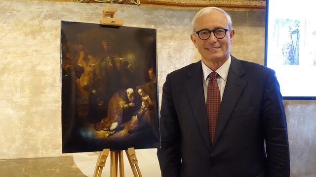 نقاشی گمشده «رامبرانت» از خانه ای در ایتالیا سر درآورد