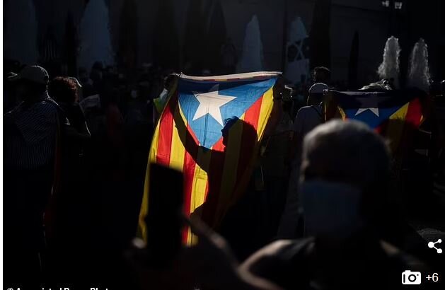 اعتراض کاتالان‌ها به سفر پادشاه اسپانیا به بارسلونا