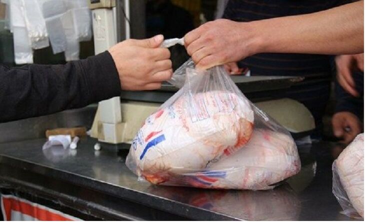 توزیع گوشت مرغ از طریق پست