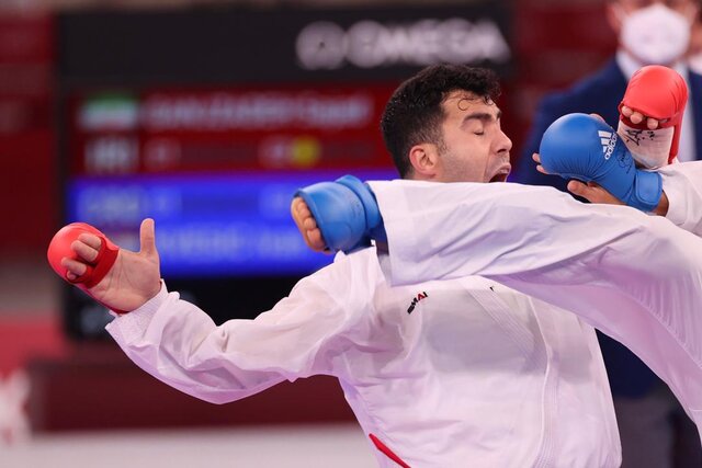 گنج‌زاده نیمه نهایی کاراته المپیک