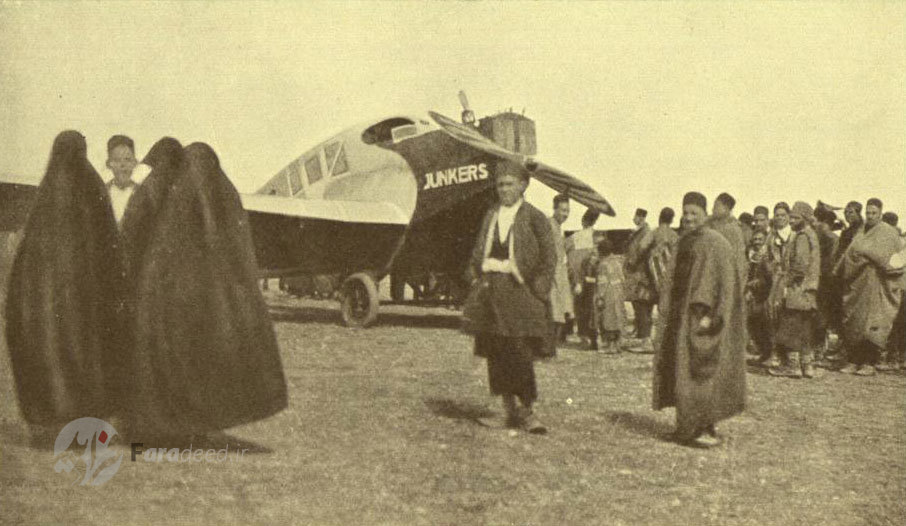 عکس از اولین هواپیمای خریداری شده تاریخ ایران اولین هواپیمای خریداری شده در ایران