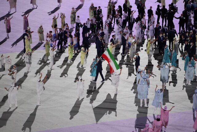 پرچمدار ایران در اختتامیه المپیک 