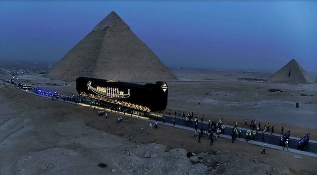 قایق باستانی فرعون 