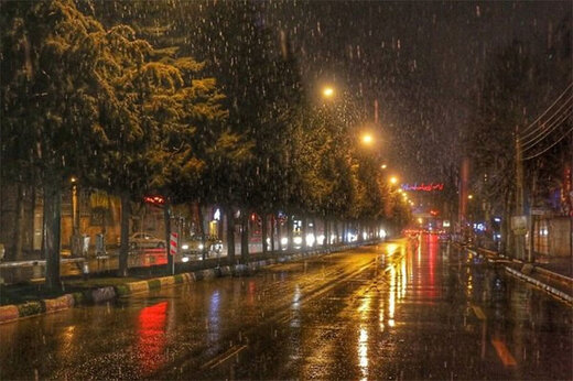 هوای بارانیدر استانهای ایران