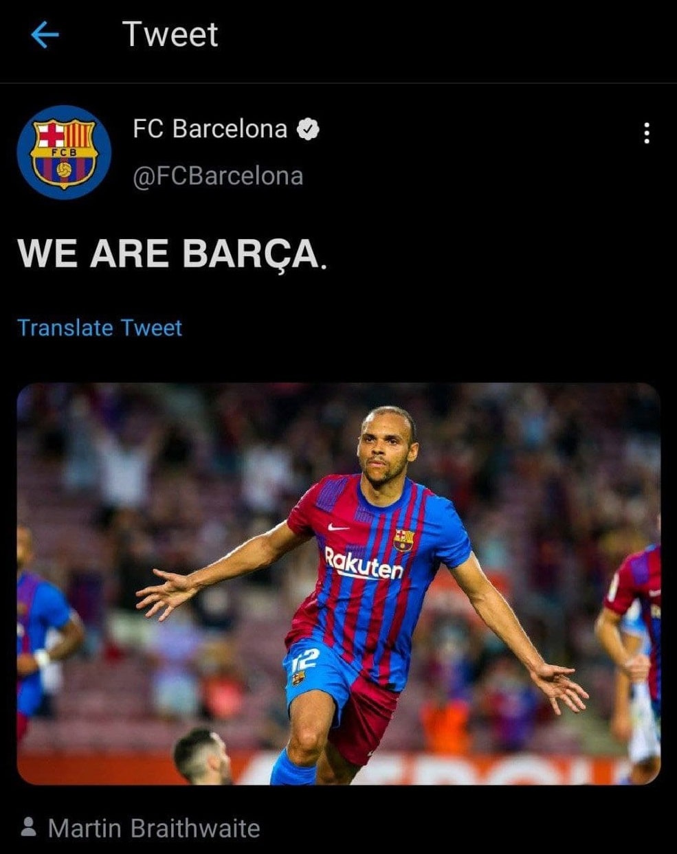 حمله توییتری بارسلونا 