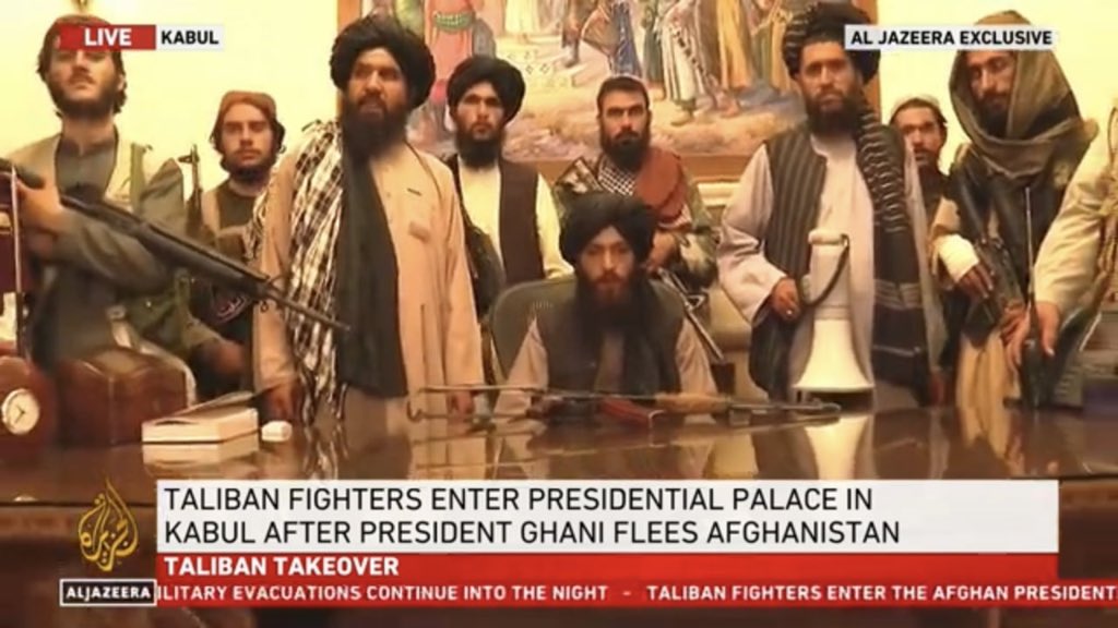 حضور طالبان در پارلمان افغانستان + فیلم
