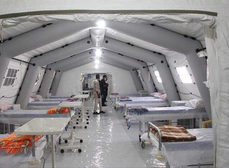  بیمارستان صحرایی هلال احمر در ۴ استان