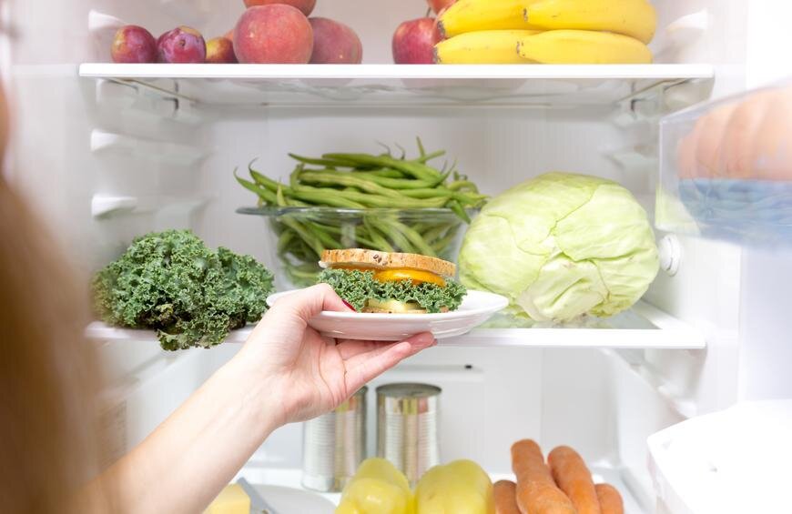 نگهداری مواد غذایی در یخچال 