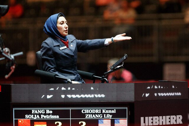 تنیس المپیک داور زن ایرانی