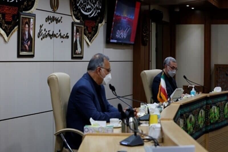 مذاکرات وزیر بهداشت و شهردار تهران 