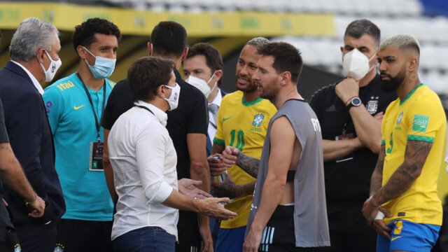  لغو بازی آرژانتین با برزیل