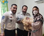 امیرعلی کوچولو با کمک اورژانس 115 چشم به دنیا گشود