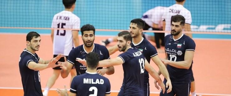 والیبال ایران به دومین پیروزی خودش در آسیا رسید