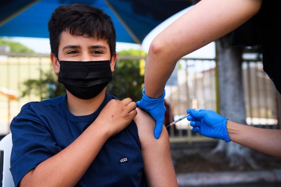 واکسیناسیون دانش آموزان تهرانی