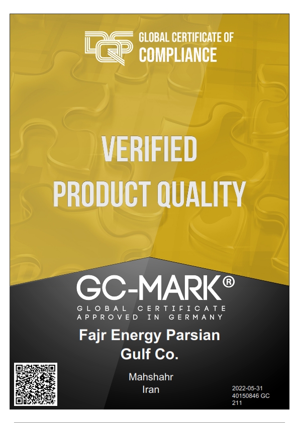 فجر انرژی برای هفتمین سال پیاپی گواهینامه GC MARK را دریافت کرد