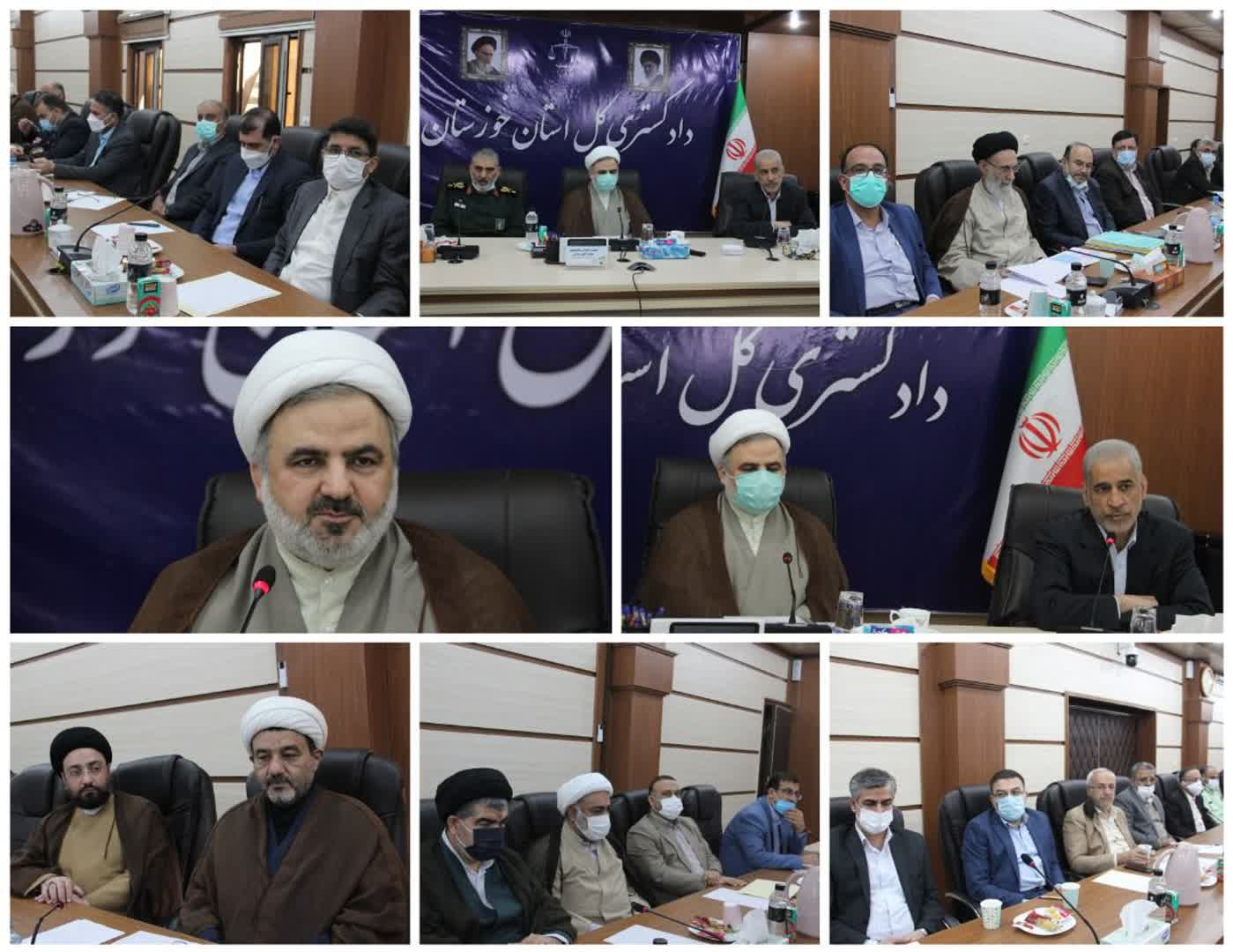 تعامل ، همدلی و هم افزایی مطلوبی بین دادگستری و سایر دستگاه ها در خوزستان وجود دارد