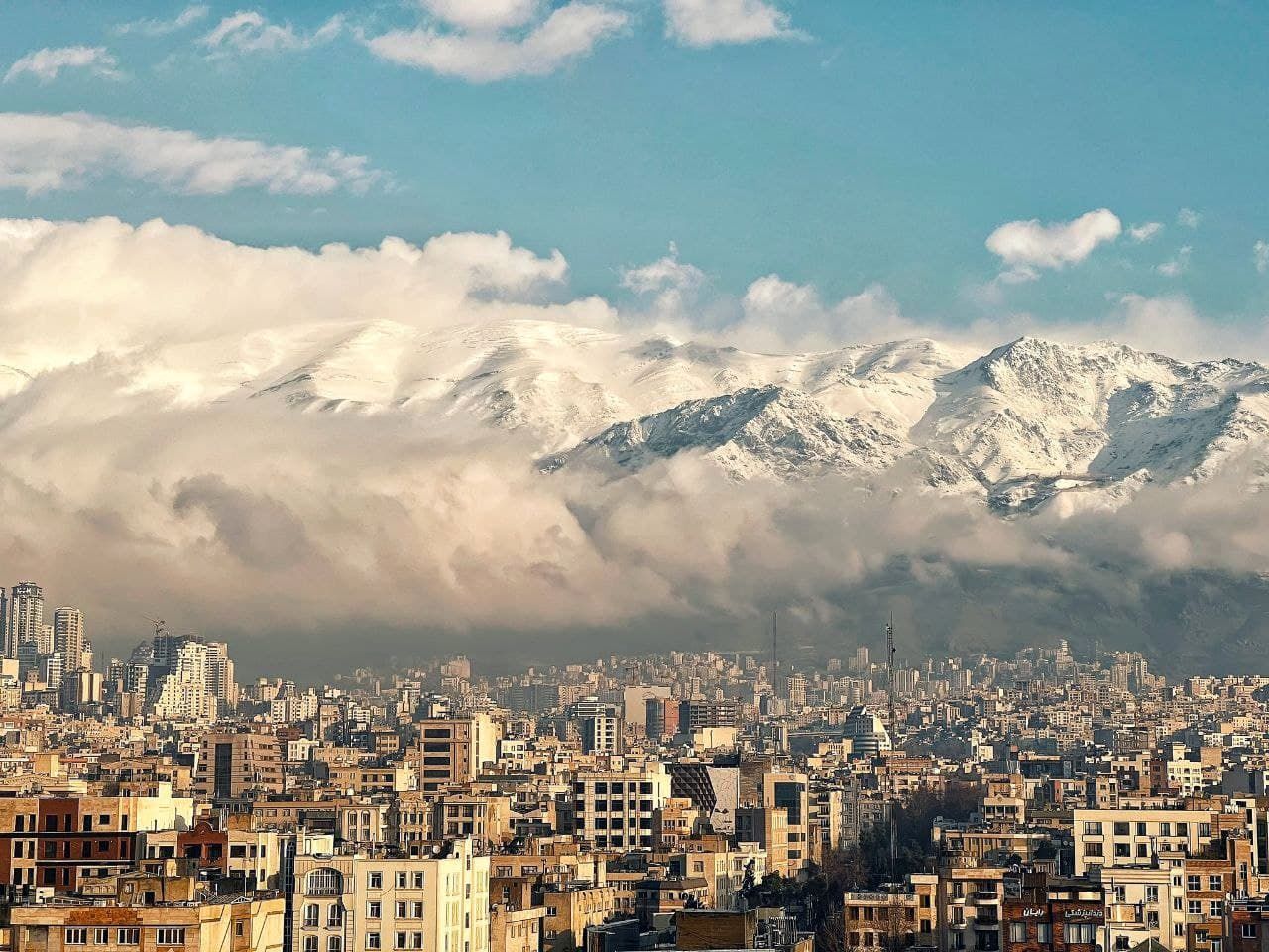 عکس دیدنی از تهران