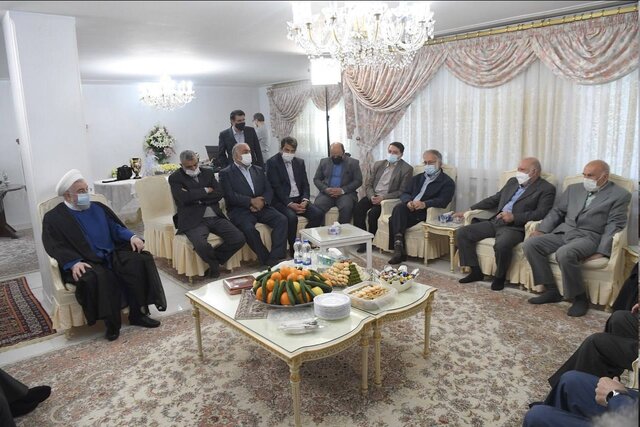 دیدار نوروزی «روحانی» با برخی وزیران سابق و فعالان رسانه