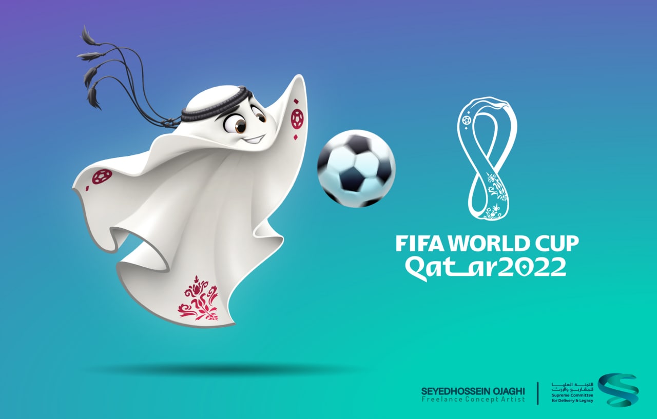 لوگوی جام جهانی قطر و طراح ایرانی آن
