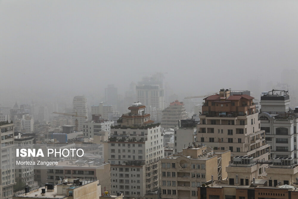 آلودگی هوای امروز تهران/ گزارش تصویری