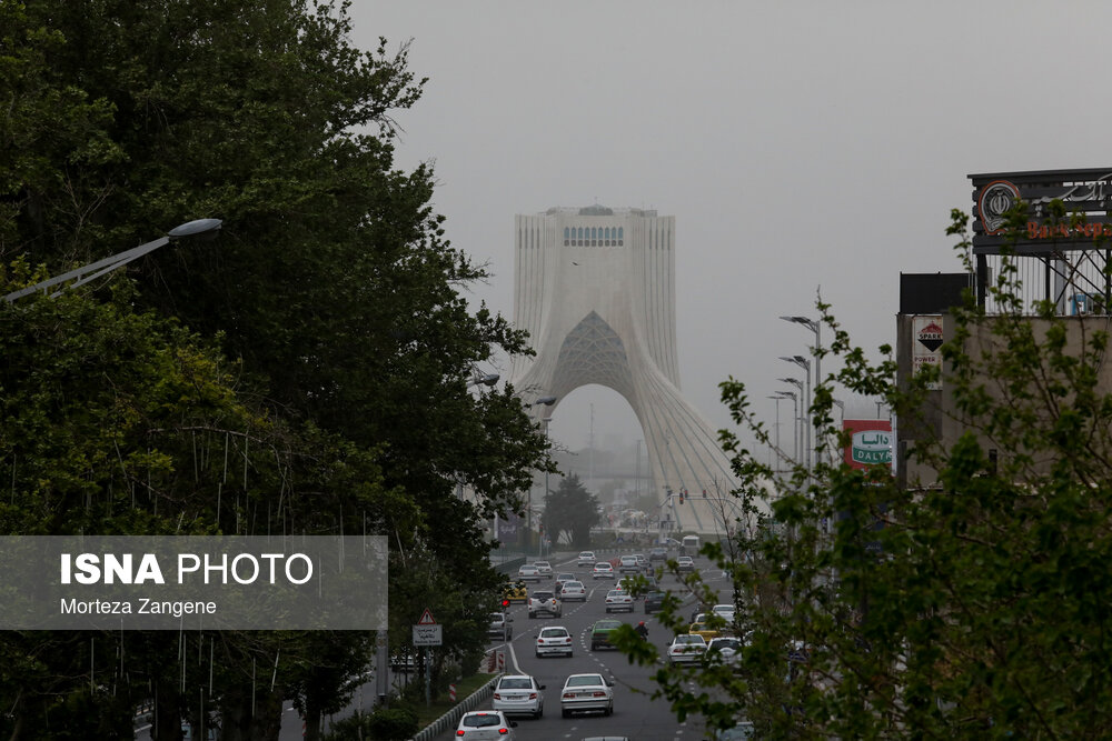 آلودگی هوای امروز تهران/ گزارش تصویری