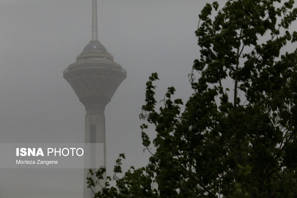 آلودگی هوای امروز تهران/ گزارش تصویری