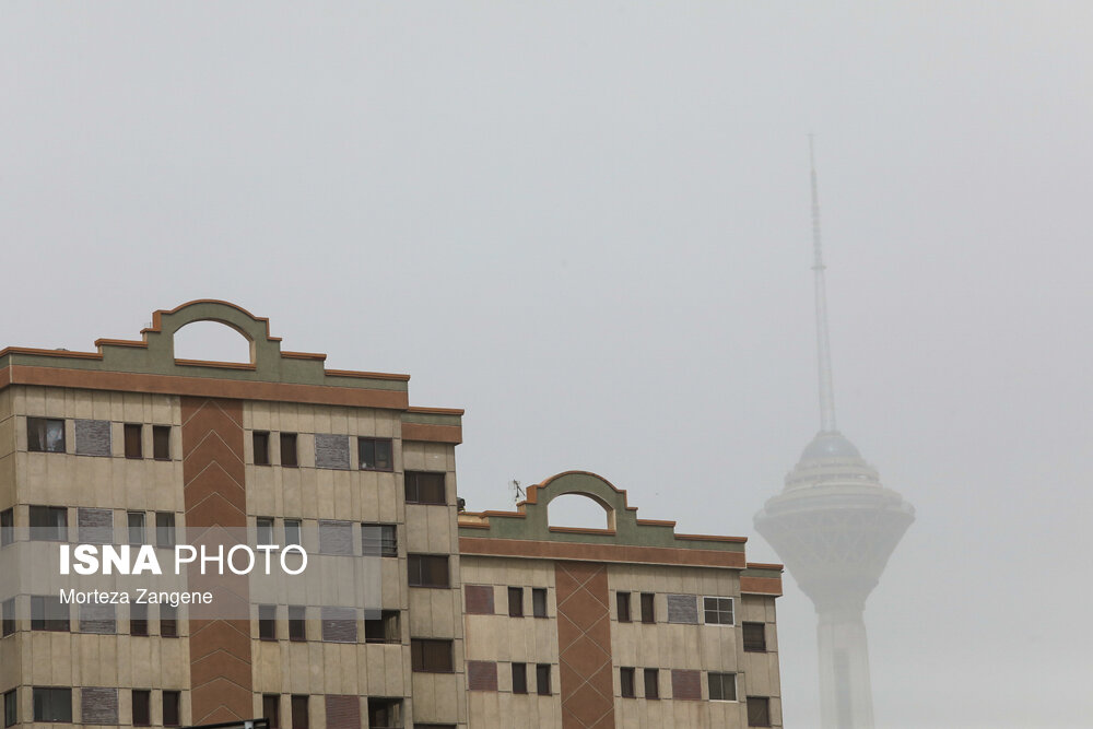 آلودگی هوای امروز تهران/ گزارش تصویری