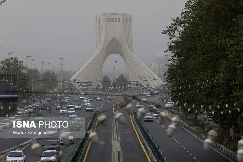 آلودگی هوای امروز تهران/ گزارش تصویری