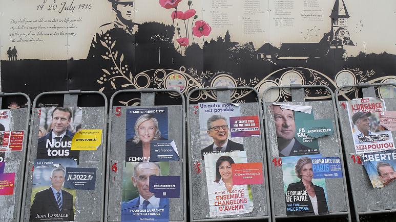 رقابت شانه به شانه مکرون و لوپن در انتخابات فرانسه
