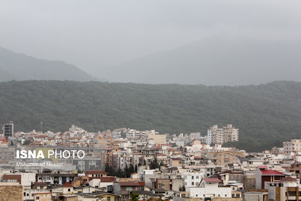 ریزگردها در آسمان گرگان/ گزارش تصویری
