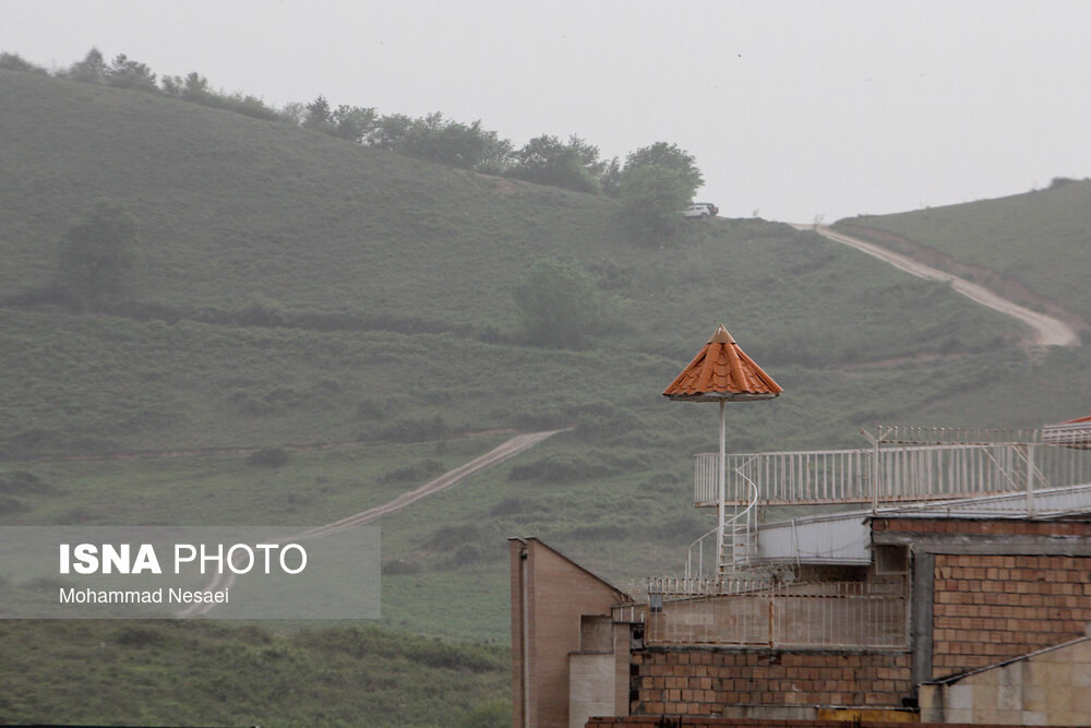 ریزگردها در آسمان گرگان/ گزارش تصویری