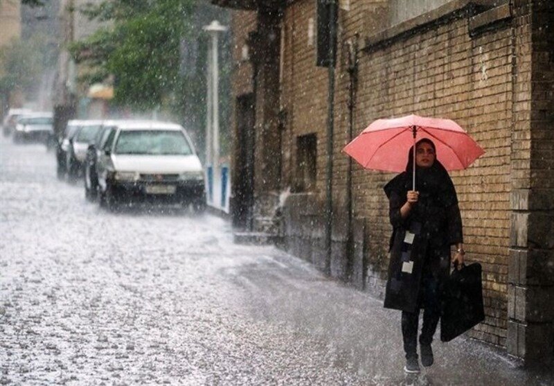 امروز آسمان ۷ استان بارانی می‌شود