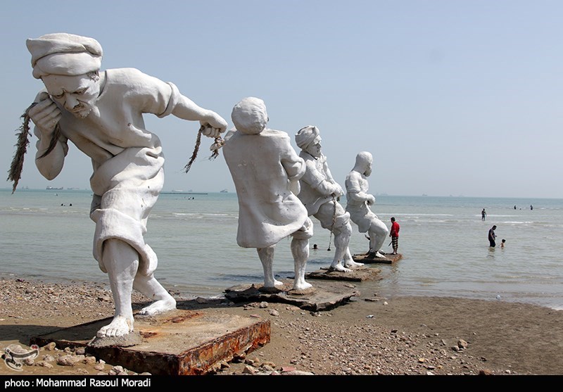 ساحل بندرعباس در ایام نوروز/ گزارش تصویری