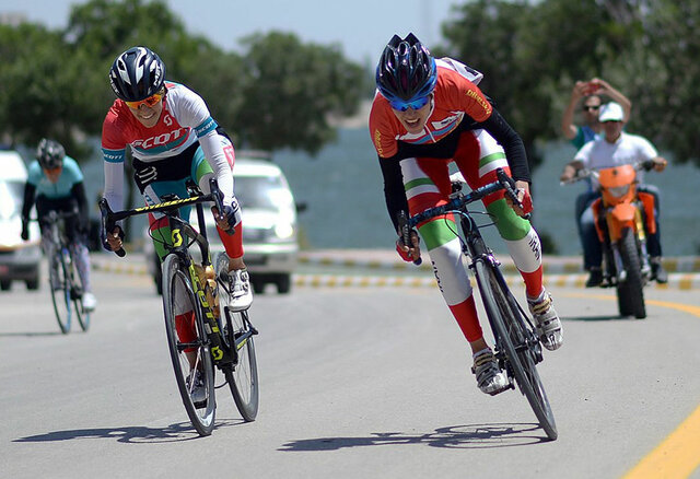 برنز قهرمانی آسیا به دوچرخه‌سواری زنان ایران رسید