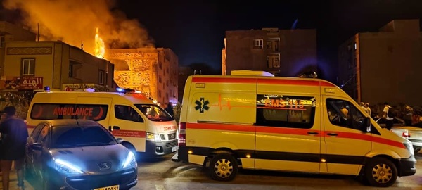 شمار مصدومین حادثه آتش‌سوزی قشم به ۸ نفر رسید
