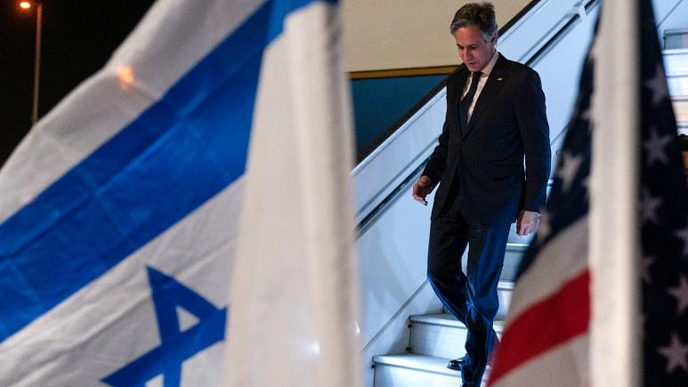 وزیر خارجه آمریکا وارد اسرائيل شد