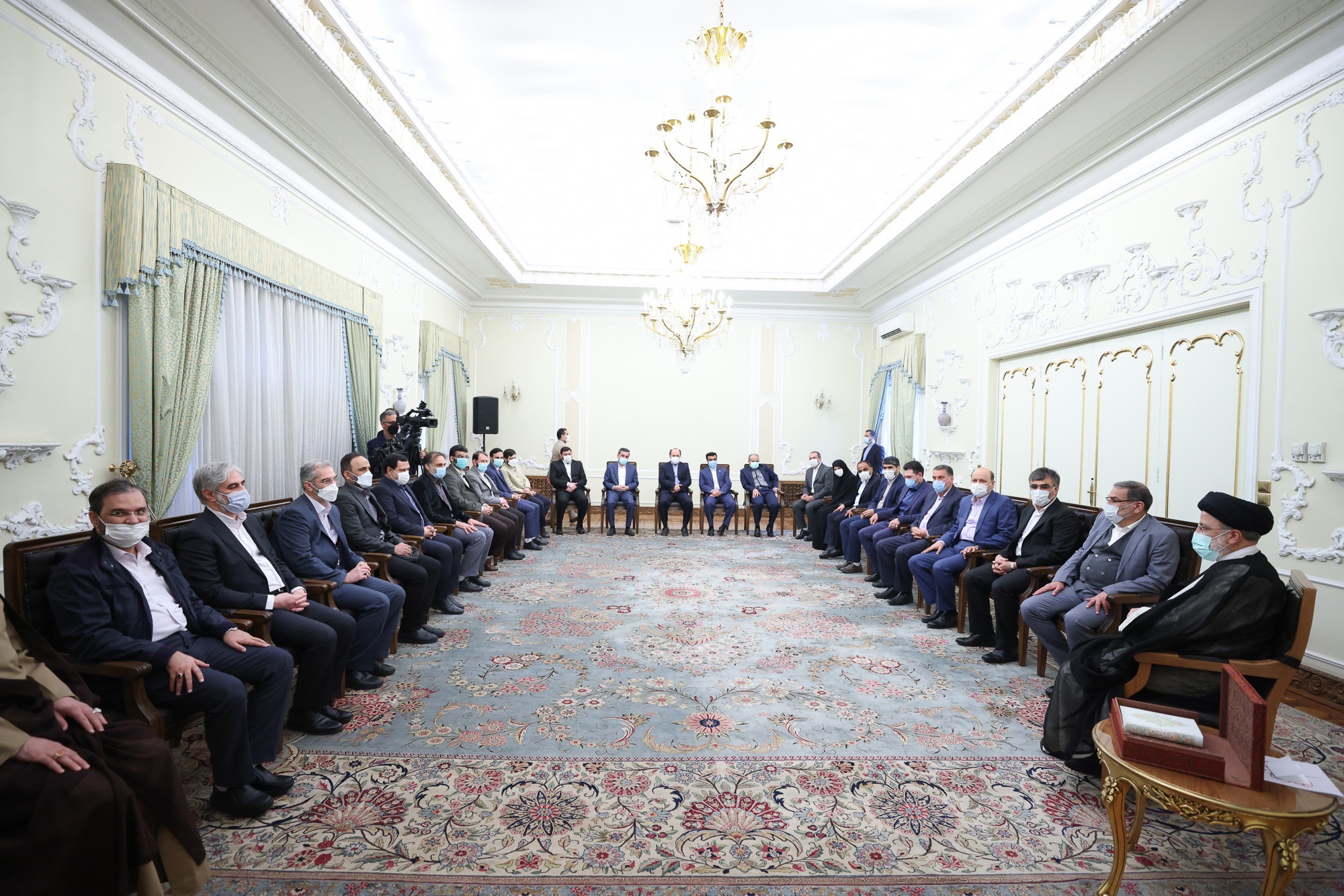 دیدار نوروزی مقامات کشوری و لشکری با رئیسی