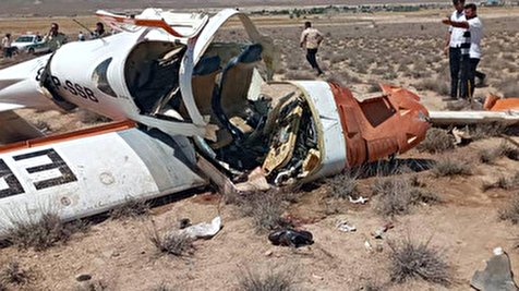 سقوط یک هواپیمای آموزشی در البرز